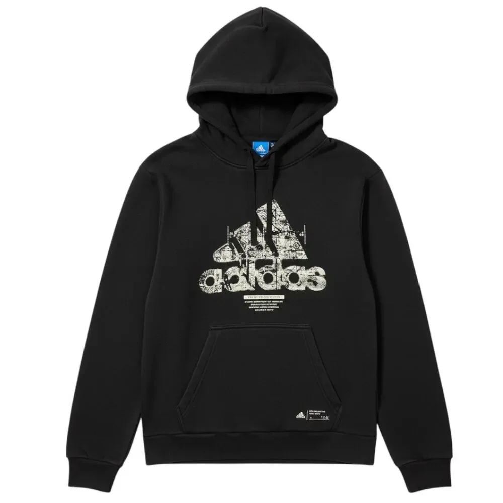 Adidas Tokyo Graphic Supply Black White Men's Hoodie Streetwear Japan L US M